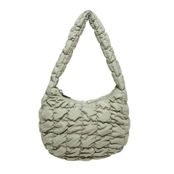 Quilted Ruched Shoulder Bag - Picture 14 of 16